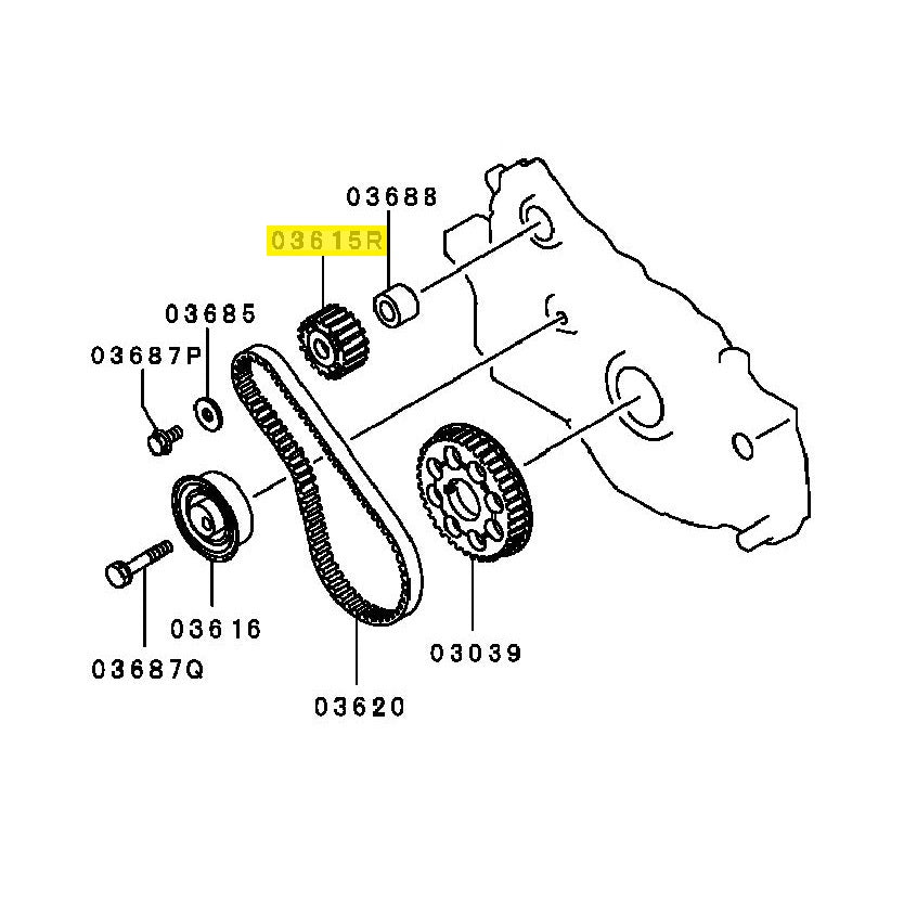 Mitsubishi Lancer Evo 4-9 Balance Shaft Sprocket (MD131282)
