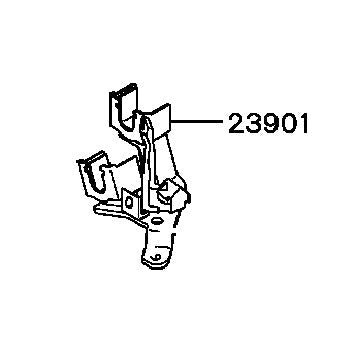Mitsubishi Lancer Evo 8-9 GSR Gearbox 6 Speed Shifter Cable Bracket (MN107707)