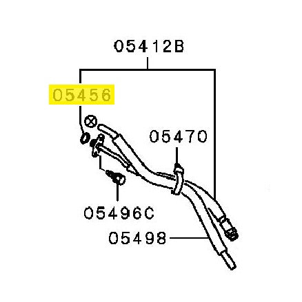 Mitsubishi Lancer Evo 4-9 Fuel Rail Feed O-ring (MB554317)